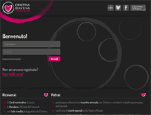 Tablet Screenshot of cristinadavenafanclub.it